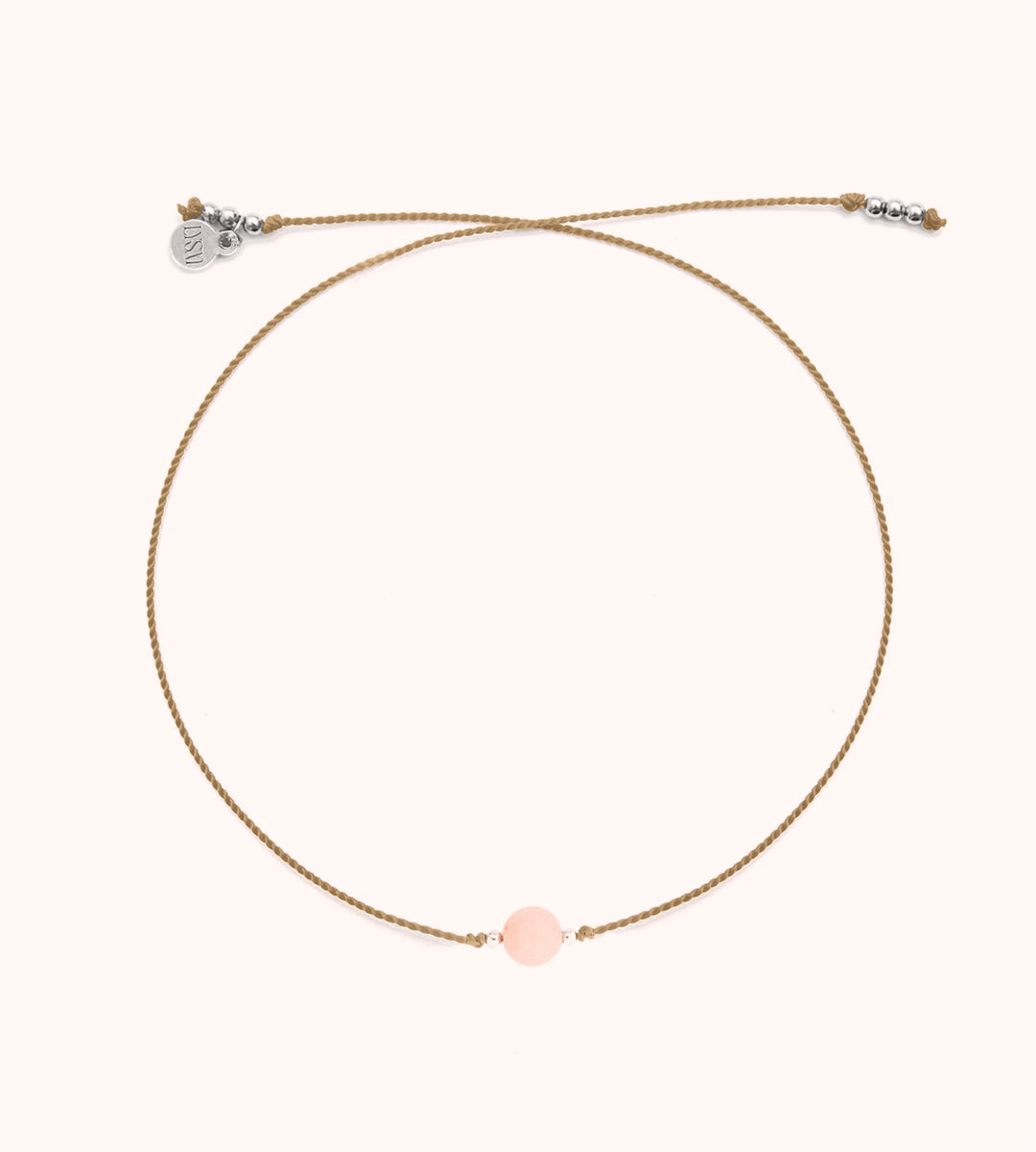 Glücksarmband mit runden Opal dem Stein des Glücks